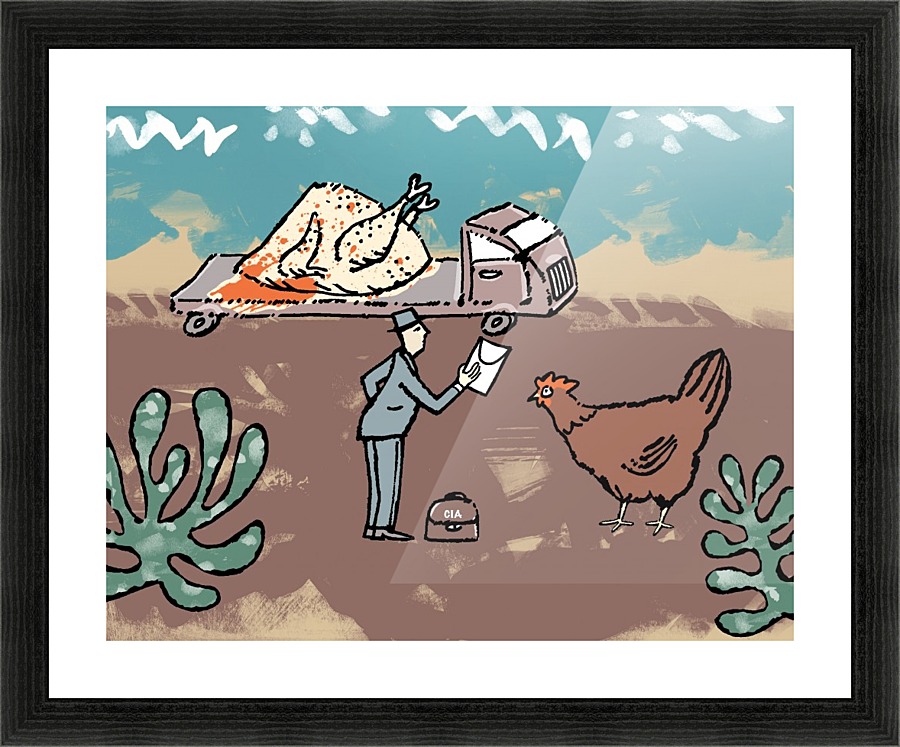  CIA Picture Frame print