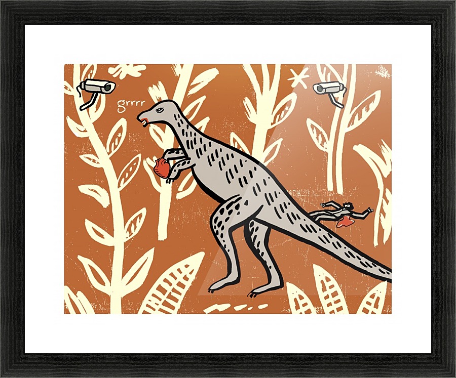 CCTV Picture Frame print