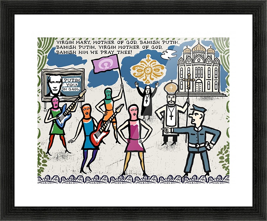PUSSY RIOT THE OPERA Picture Frame print