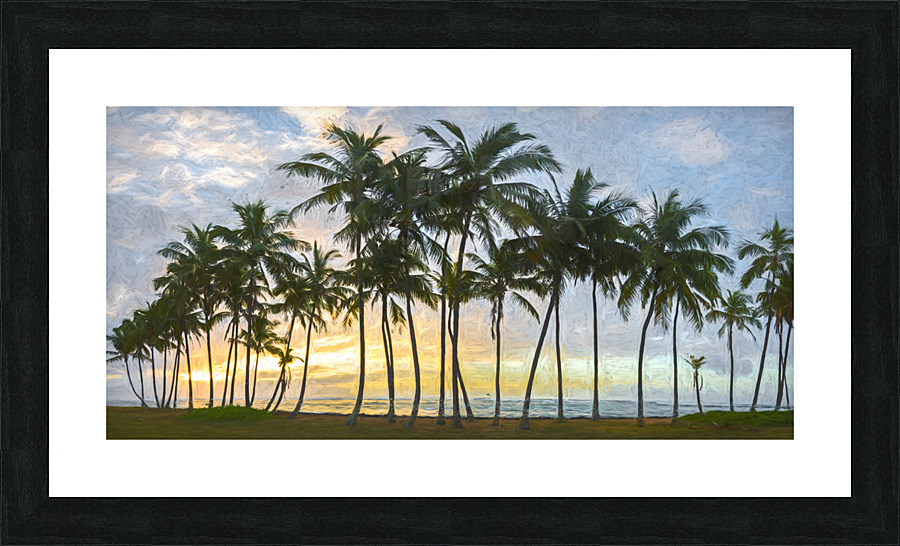 Palms of Kauai Picture Frame print