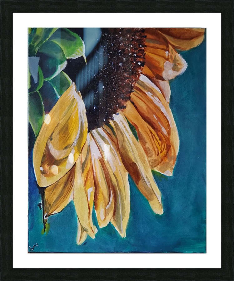 Sunflower Picture Frame print