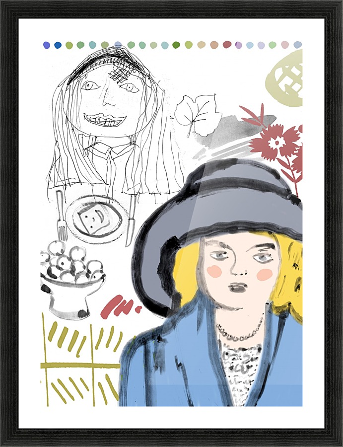 BIG HAT Picture Frame print