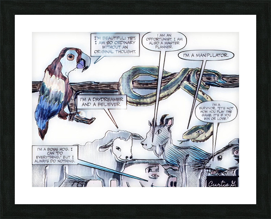 Our Gang I 4 Picture Frame print