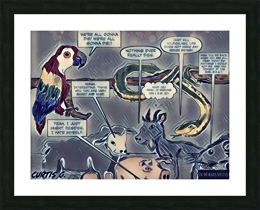 Our Gang II 4 Picture Frame print