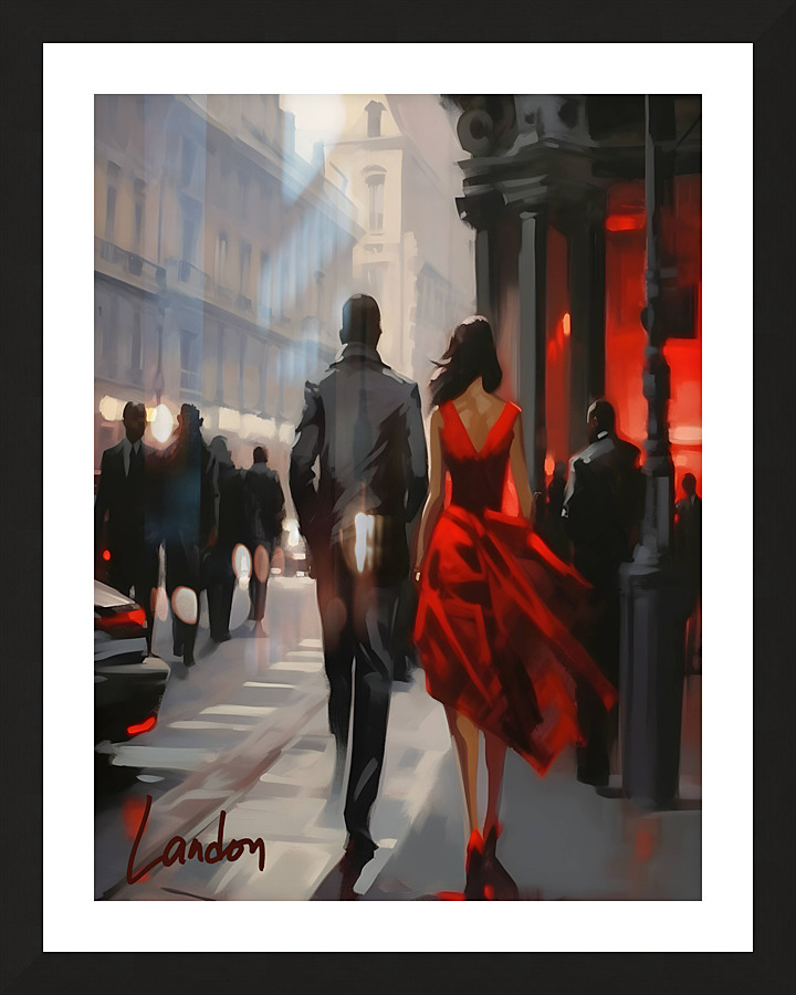 Metropolitan Rendezvous 5 Picture Frame print