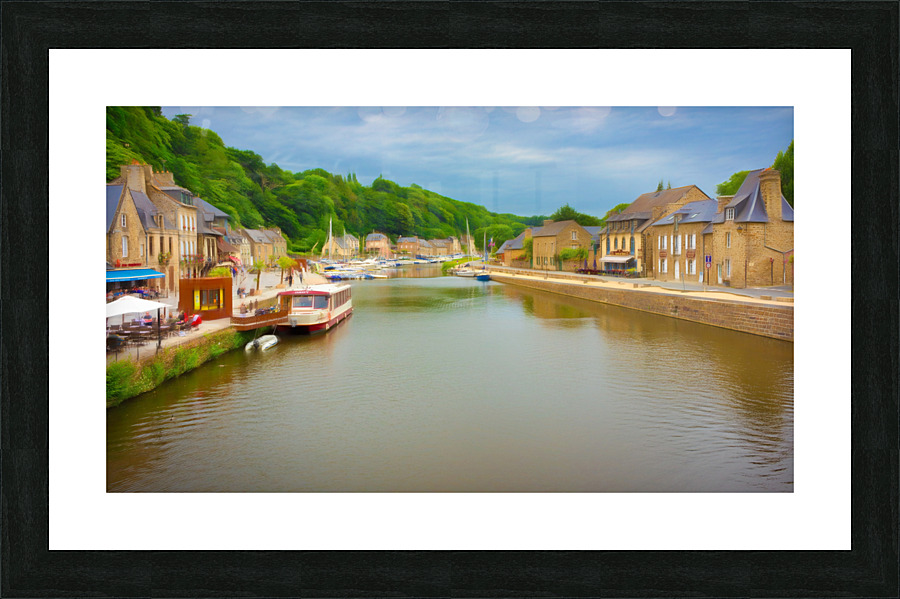 Medieval Charm in the Port - C1506-1640-PIN Picture Frame print