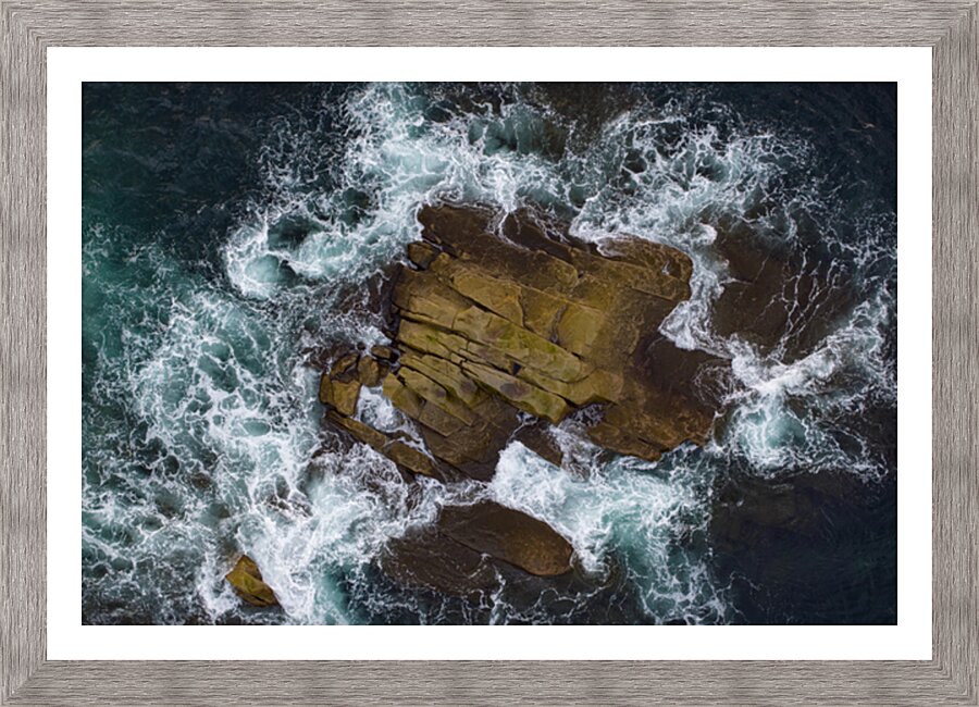 Rock_and_Surf Picture Frame print