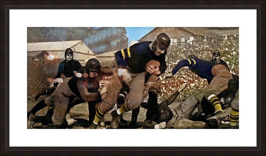 1922 Cal Golden Bears Football Art Picture Frame print