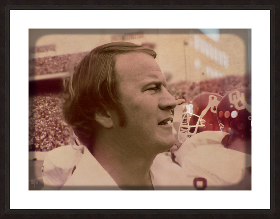 1977 Oklahoma Football Viewfinder Slide Art Picture Frame print