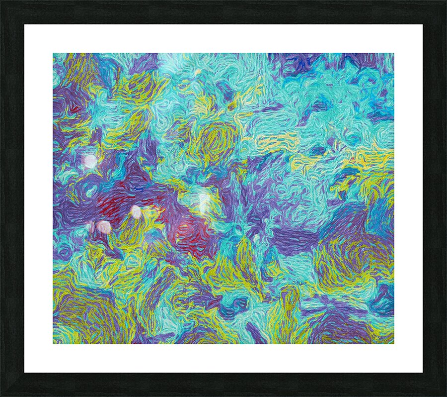 enchanted garden Picture Frame print