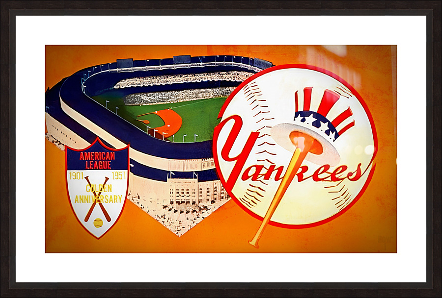 1951 Yankees Remix Picture Frame print