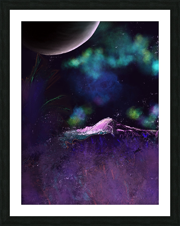 Mountain View Picture Frame print