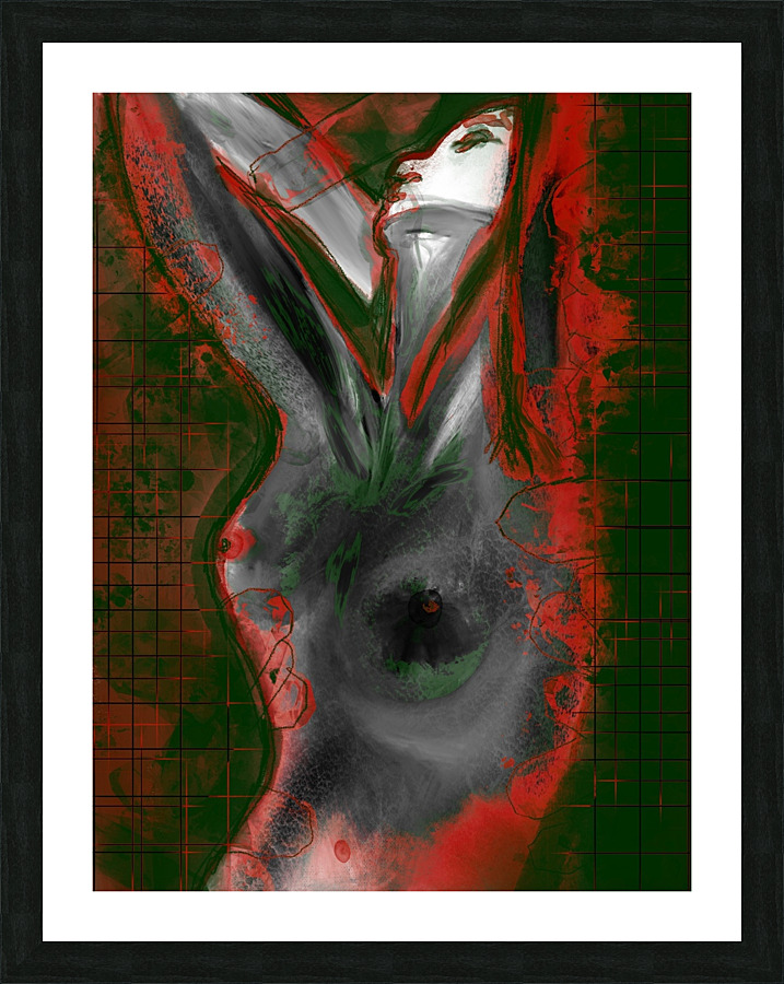 Oh my goth Picture Frame print