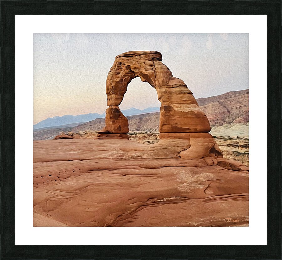 Delicate Arch 01  Framed Print Print