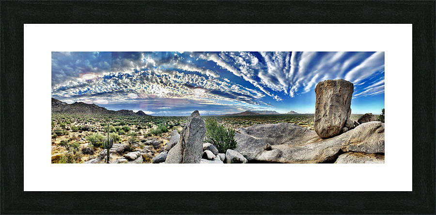 Balancing Rock  Framed Print Print