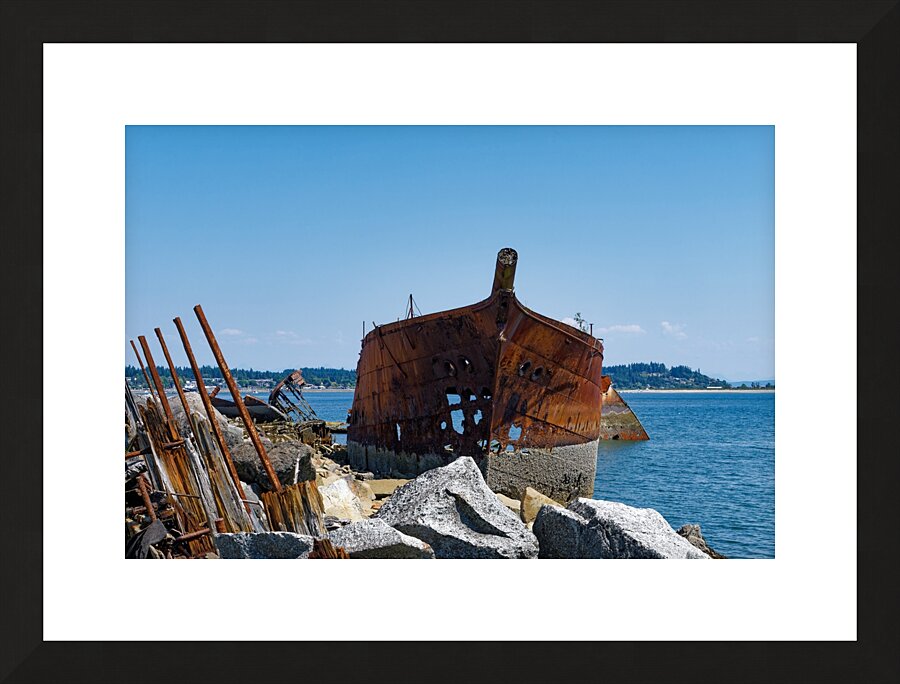 Royston Wrecks 2 Picture Frame print