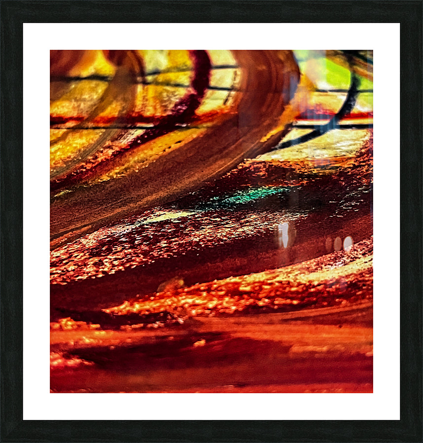 SunBurn Trails  Picture Frame print