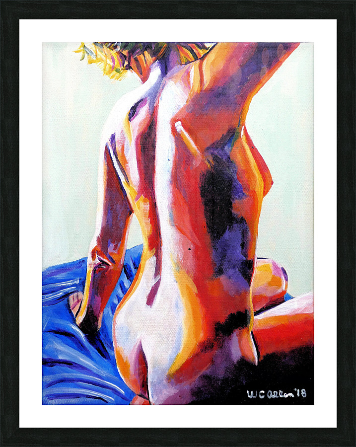 Back to Front  Framed Print Print