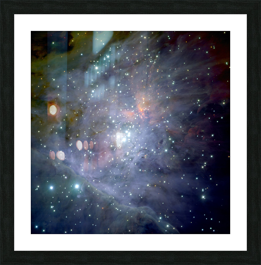 Central Region of Orion Nebula Picture Frame print