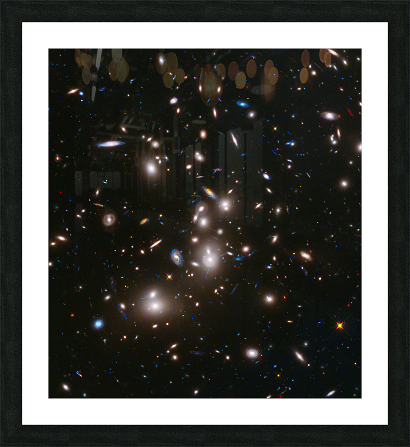 Hubble Frontier Field Abell 2744  Framed Print Print