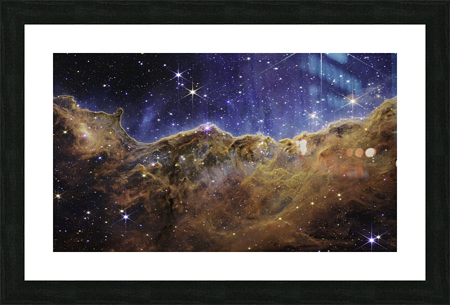 Cosmic Cliffs” in the Carina Nebula NIRCam Imag Picture Frame print