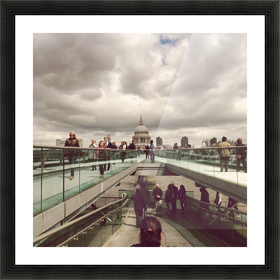 London View Picture Frame print