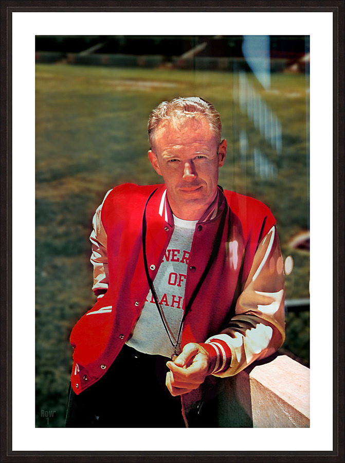 Oklahoma Football Legend Picture Frame print