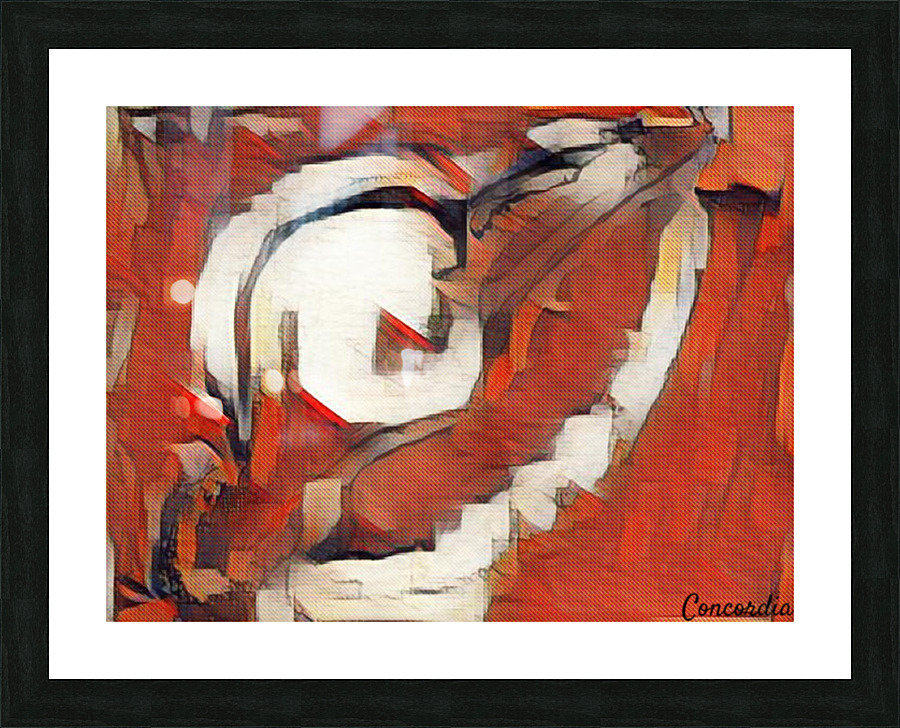 Uncertainty 2 Picture Frame print