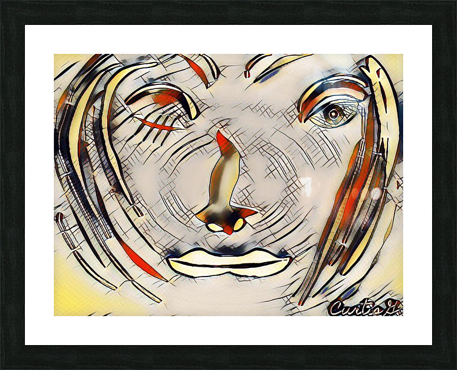 Left Eye 5 Picture Frame print