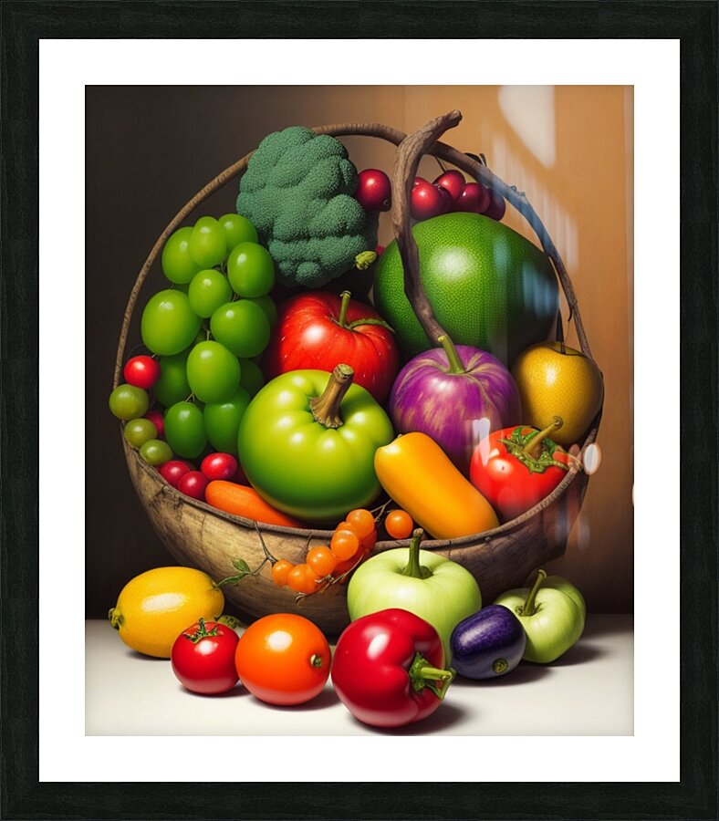 Stillife painting Picture Frame print