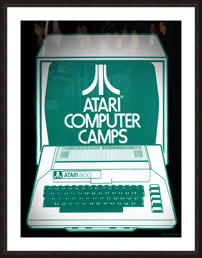 Early 1980s Atari Computer Camp Art Picture Frame print