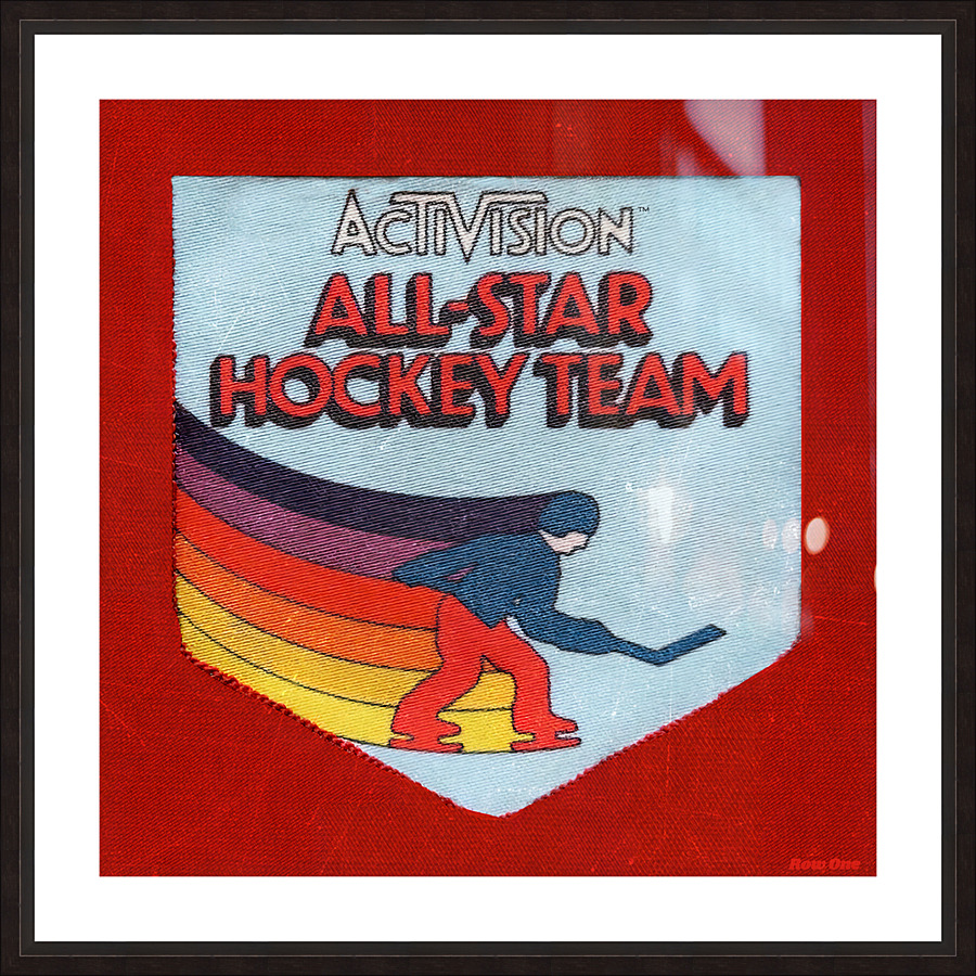 All-Star Hockey Team Activision Patch Wall Art Picture Frame print