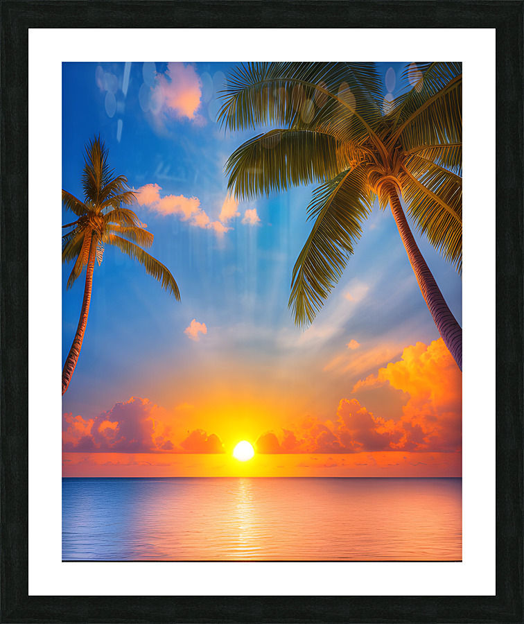 Sunset Picture Frame print