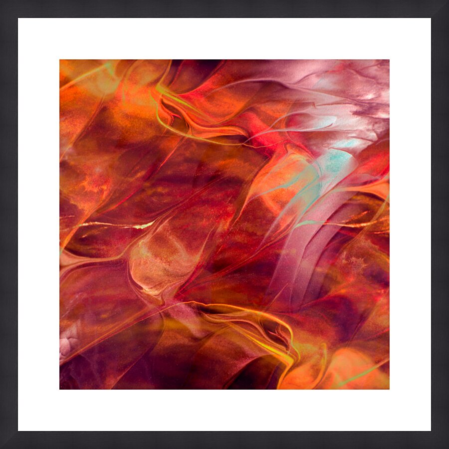 Go with the Flow Picture Frame print