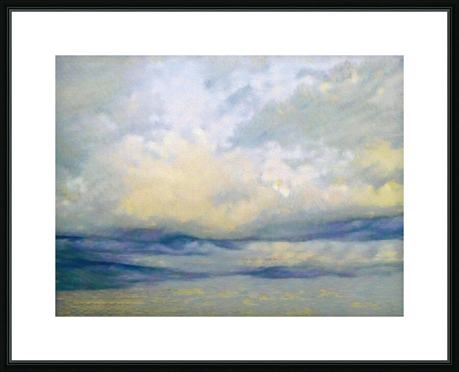 Sky Meets Sea Picture Frame print