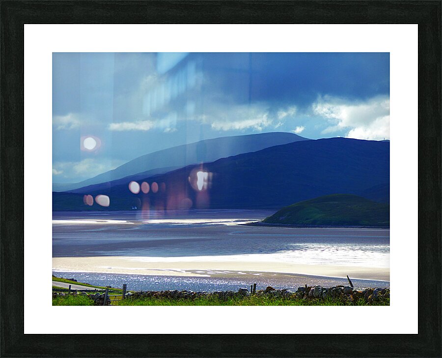 Summer Blue Hills at the Beach on the North Coastal Route 500 Picture Frame print