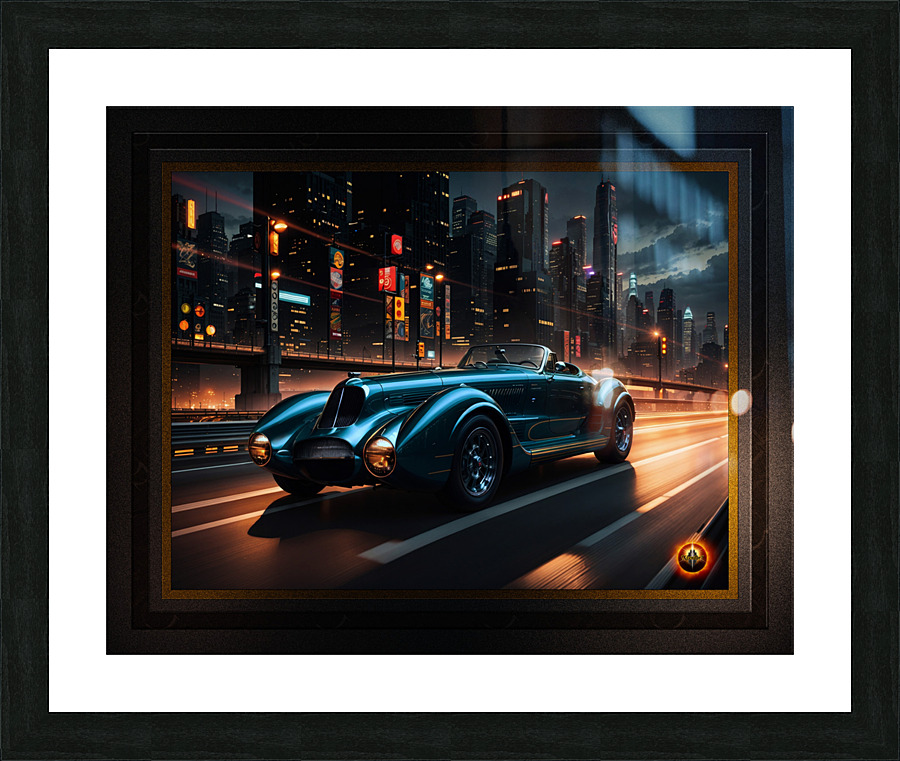 Hit The Road In The New Excelcius XM-450I Captivating AI Concept Art by Xzendor7 Picture Frame print