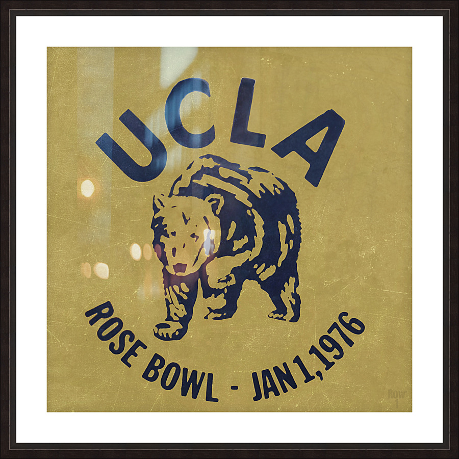 1976 UCLA Bruins Rose Bowl Art Picture Frame print