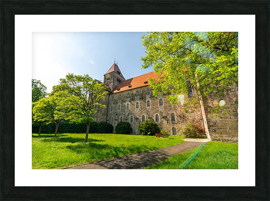 Historic monastery Breitenau in Guxhagen Germany Picture Frame print