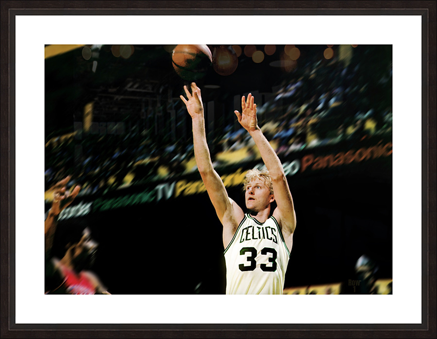 1981 Larry Bird Jumper Picture Frame print