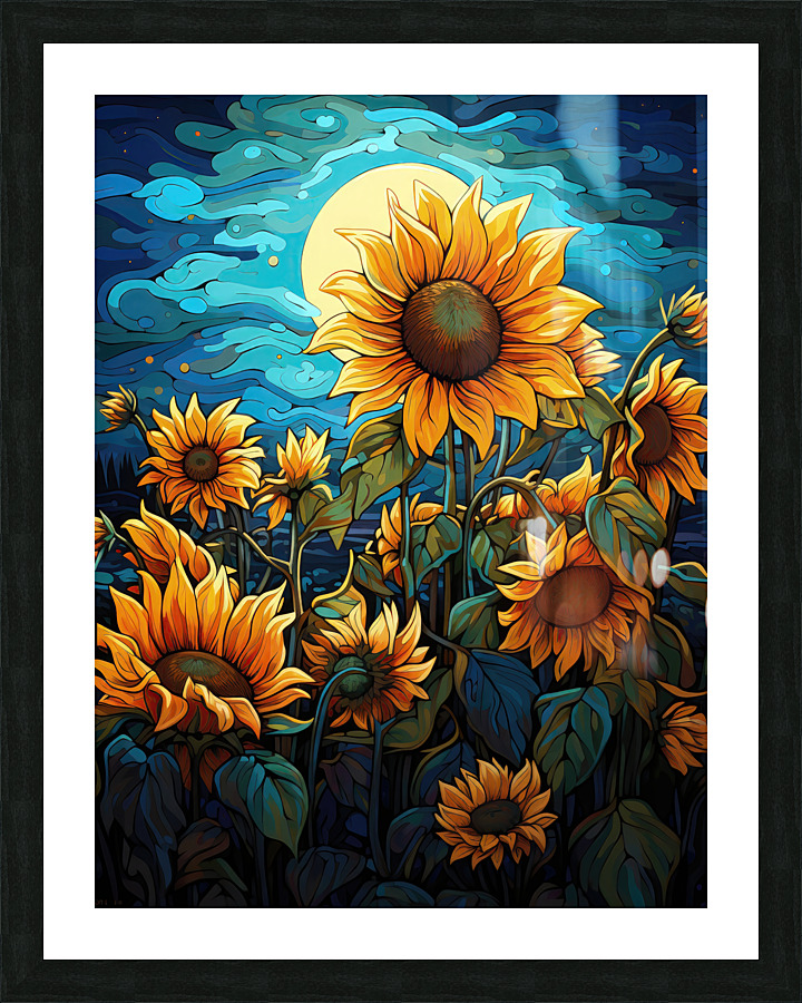 Petal Pizzicato: Vibrant Visions Picture Frame print