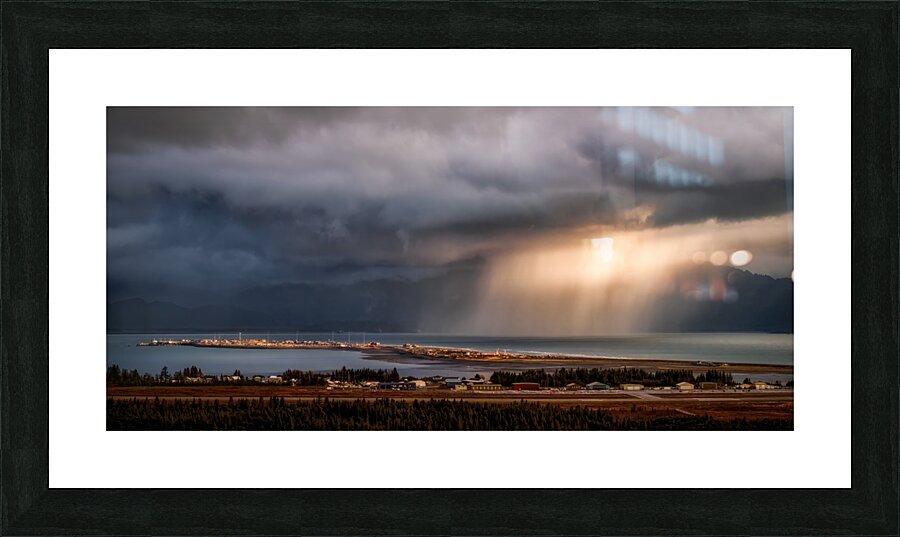 Rain Squall Picture Frame print