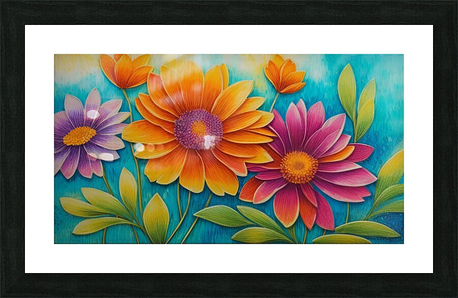 Beautiful Flower Painting large canvas painting Mural Painting Picture Frame print