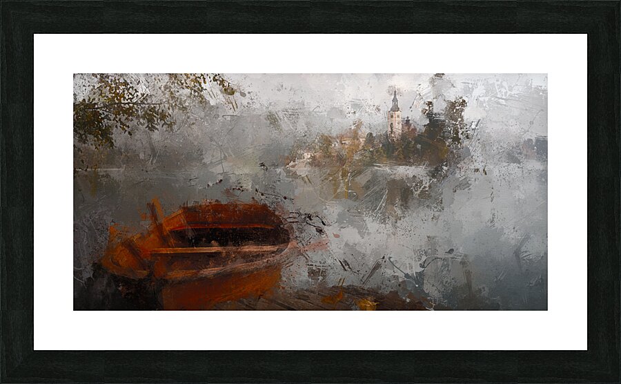 Boat House Picture Frame print