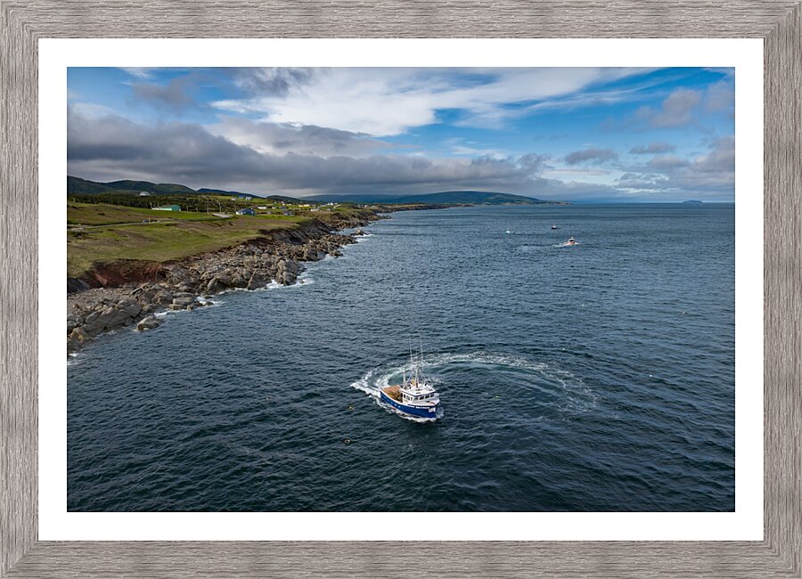 Lobster_Fishing  Framed Print Print