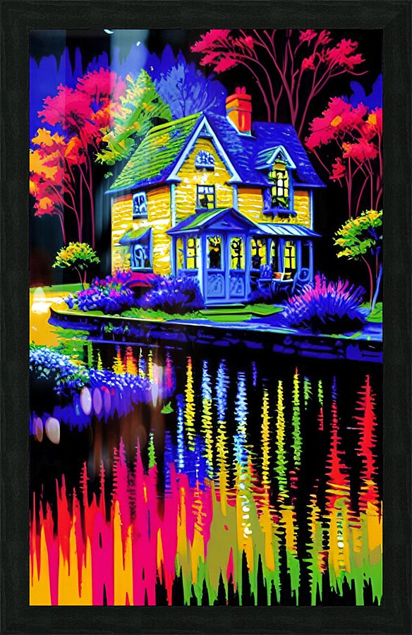 painting in expressionism style  in collection  8 Picture Frame print