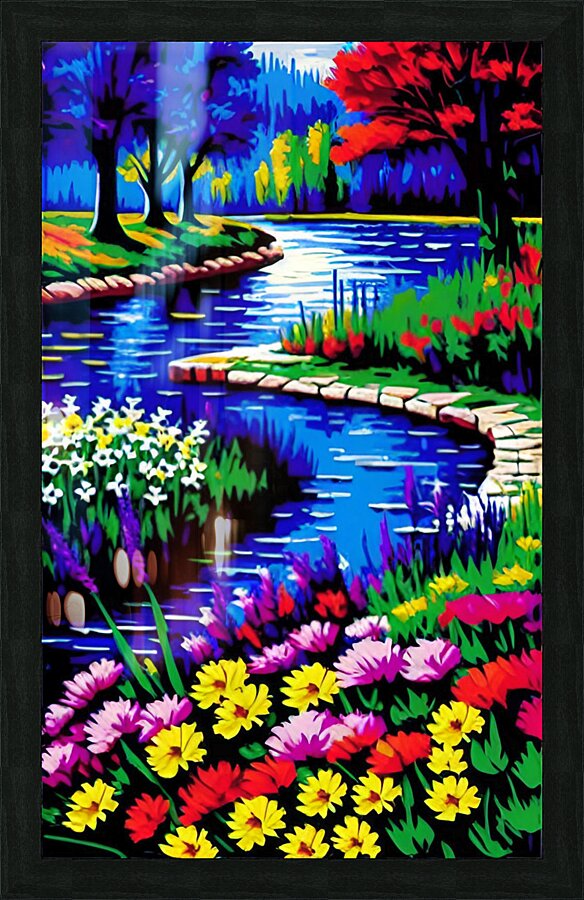 painting in expressionism style   9 in collection 2023 Picture Frame print