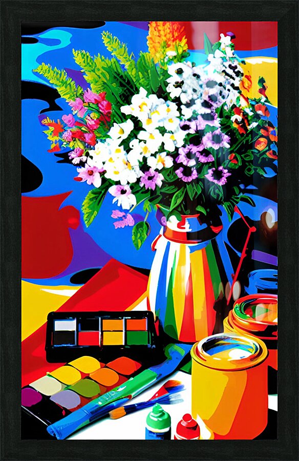 Painting in expressionism style  10 in collection 2023 Picture Frame print