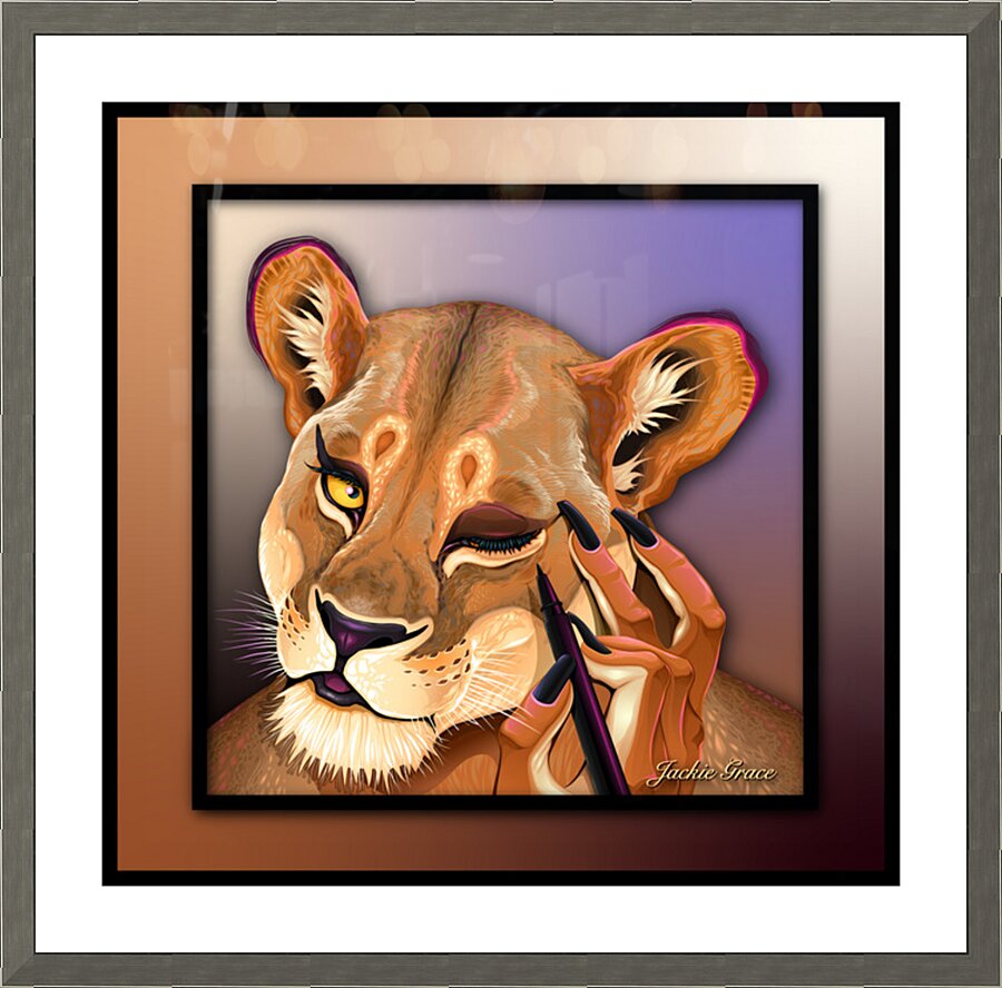 Tigeressness Picture Frame print