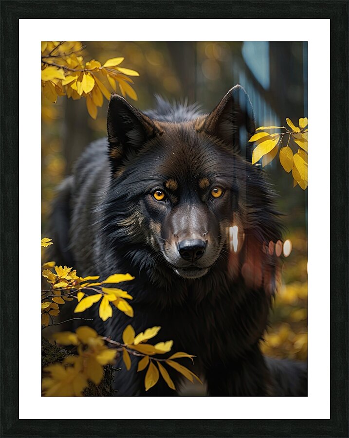 Realistic Wildlife Encounter Photography Picture Frame print